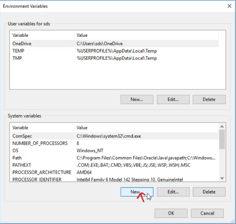 Step 11) Now type a Variable name as “JAVA_HOME_ENVIRONMENT” and then ...