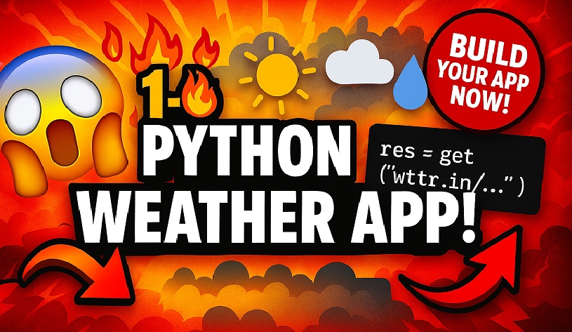 How to Build a Python Weather Report by City App - Simple & Detailed Guide